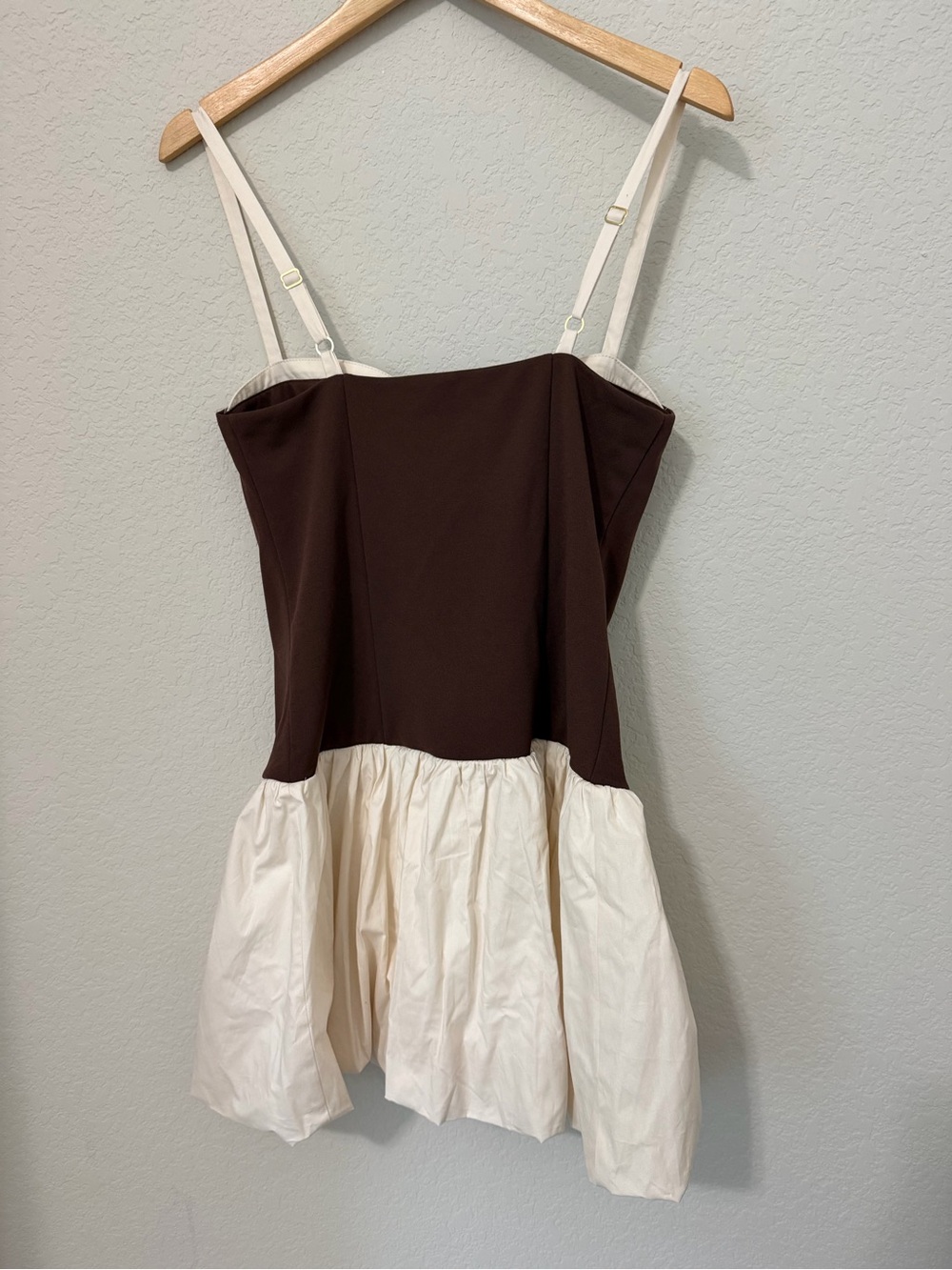 Show Me Your Mumu Contrast Bubble Hem Mini Dress with Built In Shorts - Picture 10 of 10